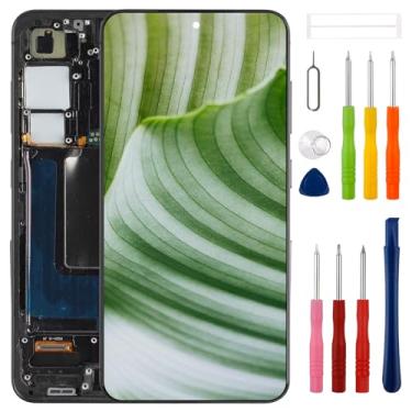 Imagem de [Com moldura] [Versão dos EUA] Substituição de tela LCD TFT SWARK para Galaxy S24 Tela LCD Digitalizador Substituição com Kit de Ferramentas de Reparo Atualizado - Sem Função de Impressão Digital