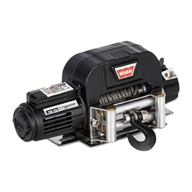 Imagem de predolo Guincho elétrico de metal para atualização de carro RC para caminhões RC 1/10, Preto