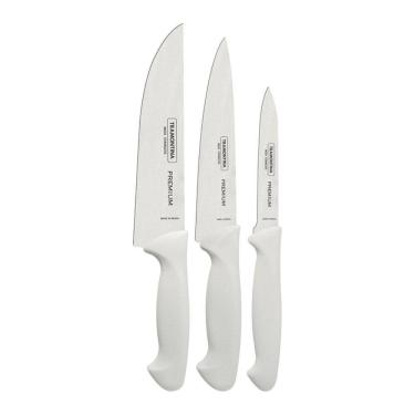 Imagem de Faqueiro Premium 3Peças +Tábua 49X35 +Chaira 8 - Tramontina