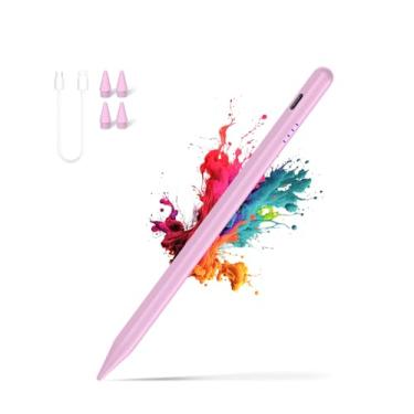 Imagem de Caneta Stylus para iPad (2018-2025), carga rápida de 20 minutos para Pad Pencil com sensibilidade de inclinação e rejeição da palma, compatível com iPad 6/7/8/9/10/A16, Air3/4/5/M2/M3, Mini5/6, Pro