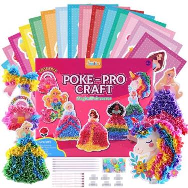 Imagem de Kit de arte Poke JMMICO Poke in Pro Art para crianças de 4 a 8 anos co