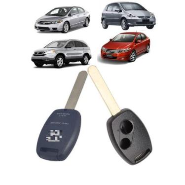Imagem de Capa Carcaça Chave Civic Fit Crv City 2Botoes Sem Panico - Civic Fit C