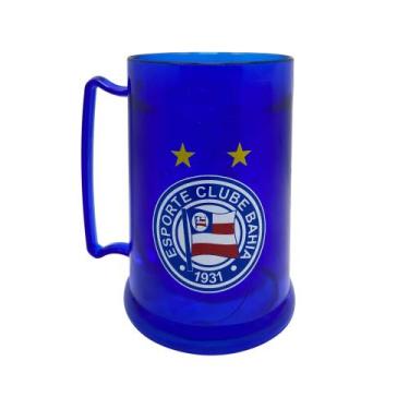 Imagem de Caneca De Gel Azul Escudo Bahia 1931 Esporte Clube 300ml - coisaria