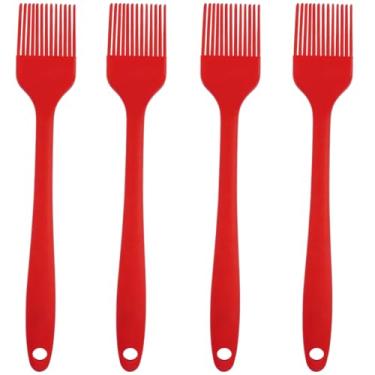 Imagem de Pincel Culinario de Silicone Vermelho | 04 Un