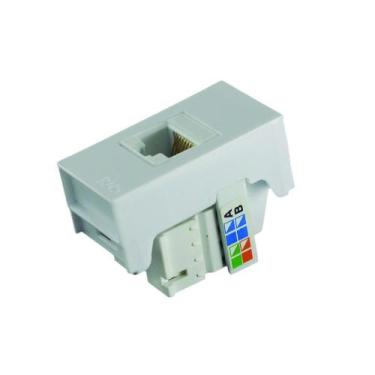 Imagem de Tomada de Rede RJ45 8 Fios Módulo Lev - Ilumi