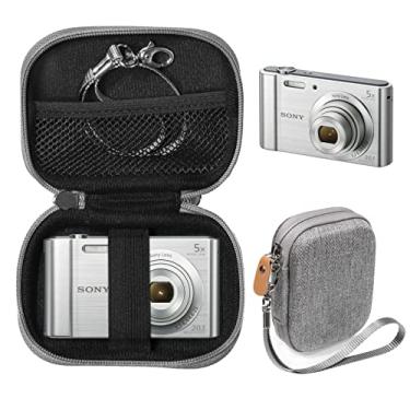 Imagem de Capa para câmera digital WGear para Sony W800/S, DSCW830; Canon PowerShot ELPH180, ELPH 190, ELPH 350 HS, ELPH 310 HS, ELPH 360; Kodak PIXPRO Friendly Zoom FZ43, FZ53-BL; Nikon COOLPIX L32 (cinza Tweed)