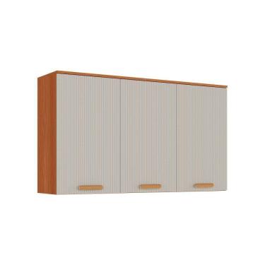 Imagem de Armário Aéreo Itatiaia Itafriz 120cm Em Madeira Cinamomo Fendi