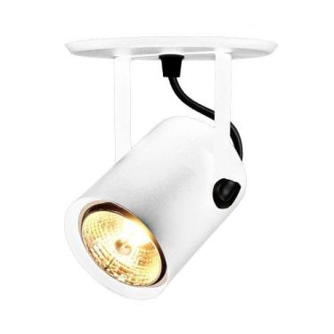 Imagem de Spot De Sobrepor Direcionável Cannon Ar70 Redondo Taschibra Branco