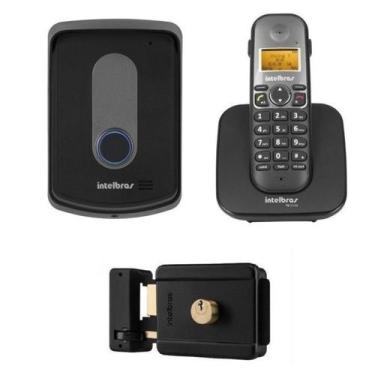 Imagem de Kit Interfone Sem Fio TIS 5010 com Fechadura Elétrica FX 500 e Função 