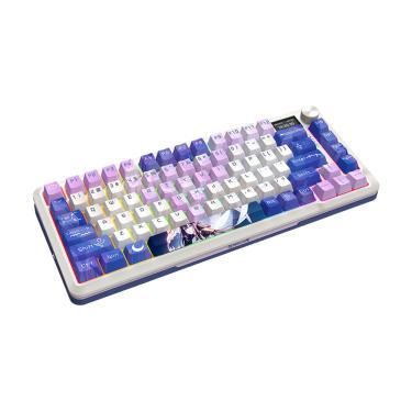 Imagem de Teclado Gamer Redragon Flekact Pro K708AK RGB Sem Fio Branco