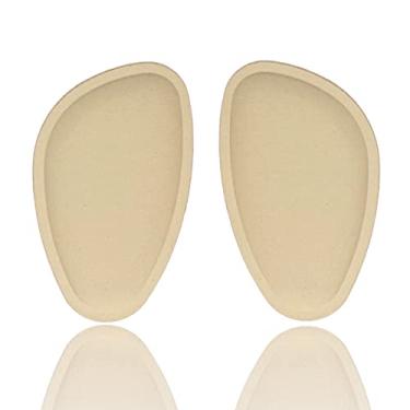 Imagem de CB 4 pares de almofadas de metatarso para o antepé, palmilhas de enchimento de esponja, sapatos muito grandes, alívio da dor nos pés, para homens e mulheres, sapatos infantis, estilo B - sem adesivo