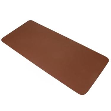 Imagem de MousePad Grande Rosa Desk Pad Couro Gamer Office(Caramelo,90x40)