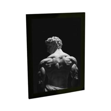 Imagem de Quadro Decorativo Estatua Grega Filosofia Estoicismo Masculinidade Decoração Poster Quarto Sala