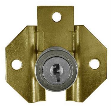 Imagem de Fechadura para Móveis com Cilindro Tipo Sobrepor Niquelado F-1000 - 020361 - ALIANÇA