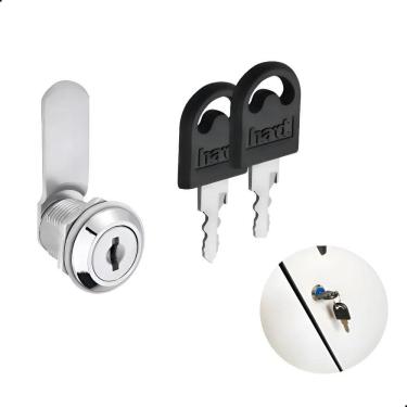 Imagem de Fechadura Para Moveis De Aço 19 X 20Mm Portas E Gavetas Crom