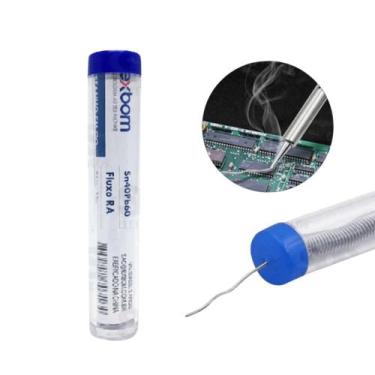 Imagem de Tubo de Estanho em fio para Solda 1.5mm 18g EF40-P18M15 - exbom