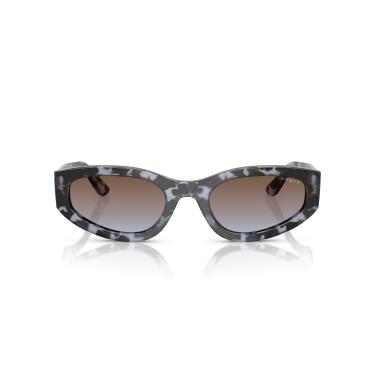 Imagem de Óculos de Sol Vogue Eyewear 0VO5585S 314748 Tam 54 / Azul Tartaruga - Lentes Marrom Gradiente