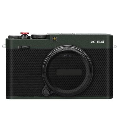 Imagem de X-E4 Premium Camera Premium Adesivo Película Protetora Anti-arranhões para FujiFilm X-E4 XE4 Decalques (Couro Verde)