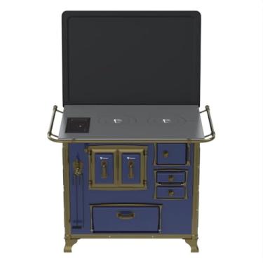 Imagem de Fogão a Lenha GII N 2 Renaissance Azul Saida Direita