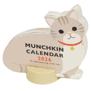 Imagem de Calendário 2026 - Animal Die Cut - MUNCHKIN CAT C-1718-ET