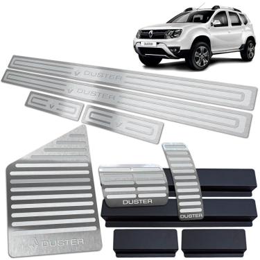 Imagem de Soleira Pedaleira Descanso Duster 2011/2020 Auto Prata AR