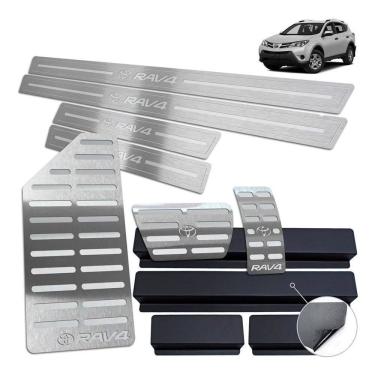 Imagem de Soleira Pedaleira Descanso Rav4 2001 A 2012 Prata Baixo R.