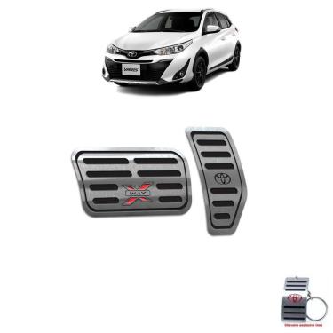 Imagem de Pedaleira Automático Toyota Yaris X-Way 2018 A 2020 Preto
