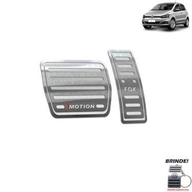 Imagem de Pedaleira Automático Volkswagen Fox I-Motion 2015 2020 Prata