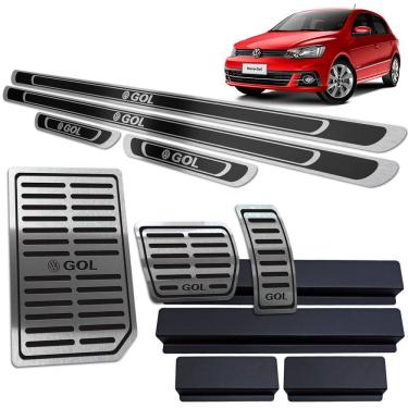 Imagem de Soleira Pedaleira Descanso Gol G6 G7 12 A 20 Auto Preto AR