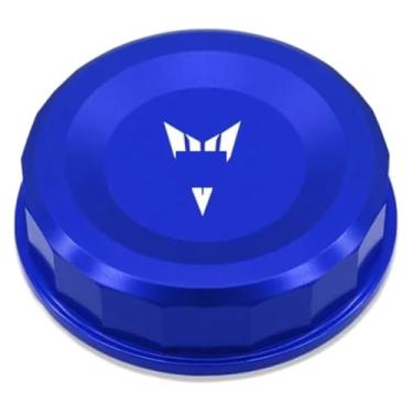 Imagem de Acessórios de motocicleta compatíveis com MT09 MT 09 MT-09 SP 2020-2021 2022 2023 CNC Tampa da tampa do reservatório de fluido de freio dianteiro de alumínio (azul)