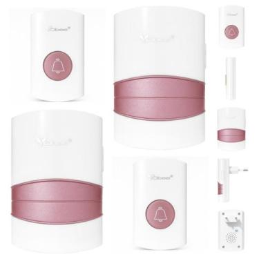Imagem de Campainha Sem Fio Longo Alcance Bivolt 2 Pontos Instalação Plug & Play