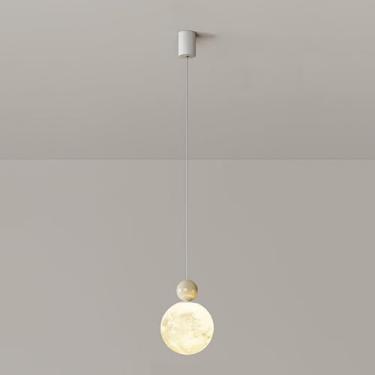 Imagem de Lustre Pequeno Moderno Luminária Pendente Cozinha Ilha Teto Luminária Pendurada Nordic Moderno Leite Branco Lustre Luminária para Sala de Jantar Quarto Infantil Banheiro Restaurante, Leite B