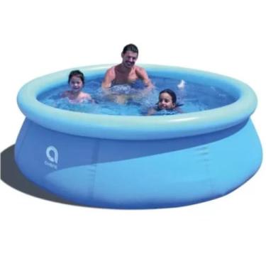 Imagem de Piscina Inflável Redonda 1000 Litros para Crianças e Família | Resistente, Fácil de Montar e Portátil | Piscina de Lazer Infantil e Verão