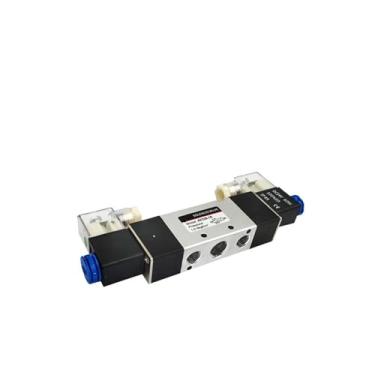 Imagem de 4V320-10 4V320-10 5 Way 2 Posições Controle de Cabeça Dupla Power Down Hold Válvula Solenoide de Ar Direcional Pneumática 1 peça (apenas válvula, DC12V)
