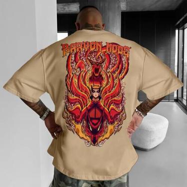 Imagem de Camiseta Naruto Kurama Kyuubi Konoha Treino Gym Academia - Fábrica, Be
