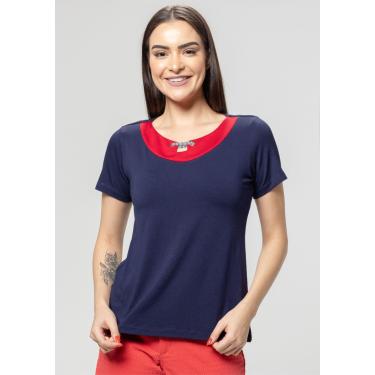 Imagem de Blusa Pau a Pique Náutica Básica Azul Marinho