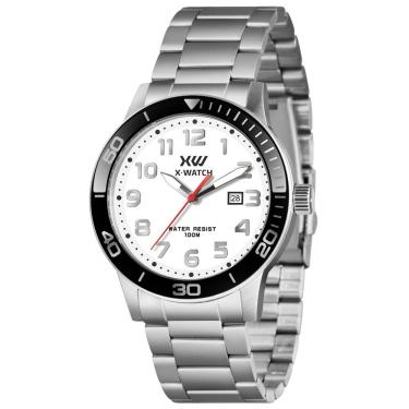 Imagem de Relógio X-Watch Masculino Ref: Xmss1062 B2sx Casual Prateado
