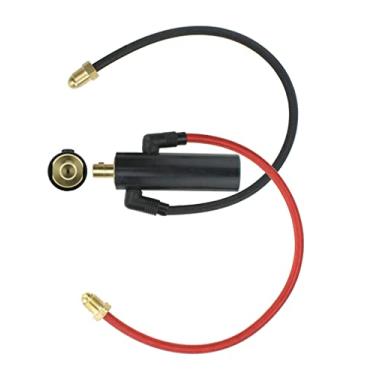 Imagem de SÜA - Conector Dinse 35-70 INLINE com mangueiras de água e argônio para tochas TIG resfriadas a água Modelo: LDTI-1820-WC