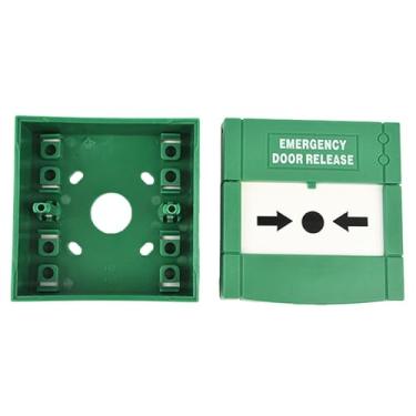 Imagem de predolo Controle de liberação de porta de emergência, acesso fácil, instalação para porta de saída, botão de alarme de incêndio com vidro reconfigurável
