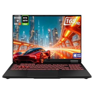 Imagem de ASUS TUF A16 Copilot+ Laptop para jogos, AMD Ryzen AI 9 270, 32 GB DDR5 RAM, 1 TB PCle SSD, 16 polegadas FHD+ (1920 x 1200) 165 Hz, Nvidia G-Force RTX 5070, teclado RGB de 1 zona, W11 Pro, cinza