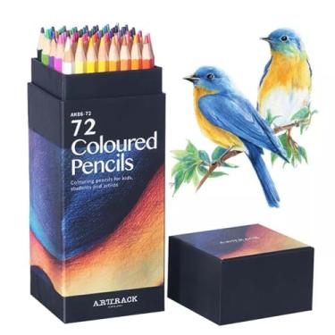 Imagem de Genérico 72 Lápis de Cor, Kit Profissional, Perfeito para Iniciantes, Artistas e Adultos, Pintura, Desenho