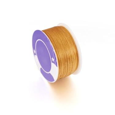 Imagem de 50 jardas/rolo 0,1 mm cordão de nylon peru corda de nó chinês fio de amizade corda para artesanato faça você mesmo Kumihimo pulseiras de macramê para fazer suprimentos