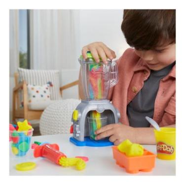 Imagem de CONJUNTO PLAYDOH LIQUIDIFICADOR SMOOTHIE COLORIDO F9142 HASBRO