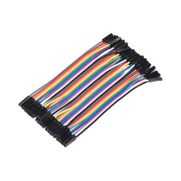 Imagem de Cabo Jumper Dupont De 10cm, 20cm, 30cm Macho Para Macho, Fêmea Para Ma