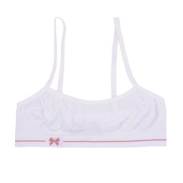 Imagem de KIT TOP C/2 SEM COSTURA DELRIO KIDS, COR D2-BRANCO/MAKE, TAMANHO P