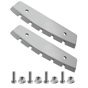 Imagem de Kit de lâminas helicoidais de gelo para Eskimo Quantum e Rocket Replace 28345, lâminas de perfuração de gelo de 25 cm, pacote com 2 parafusos e porcas