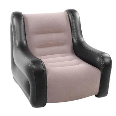 Imagem de BAFOVY Sofá Inflável Com Apoio de Braço, Cadeira Espreguiçadeira Inflável de PVC, Design Dobrável, para Pátio Doméstico Ao Ar Livre