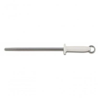 Imagem de Chaira Lisa Tramontina Profissional Com Haste Em Aço Carbono E Cabo De Polipropileno Branco 12"