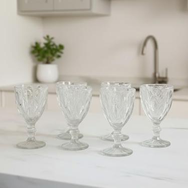 Imagem de Jogo de Taças de Vidro Diamante 340ml 6 Peças – Elegantes e Resistentes para Água, Suco ou Vinho Conjunto de Vidro Reforçado com Design Luxuoso e Sofisticado para Mesa Posta