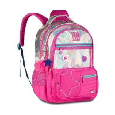 Imagem de Mochila Holográfica Rebecca Bonbon Bolsa Escolar Adolescente-Feminino